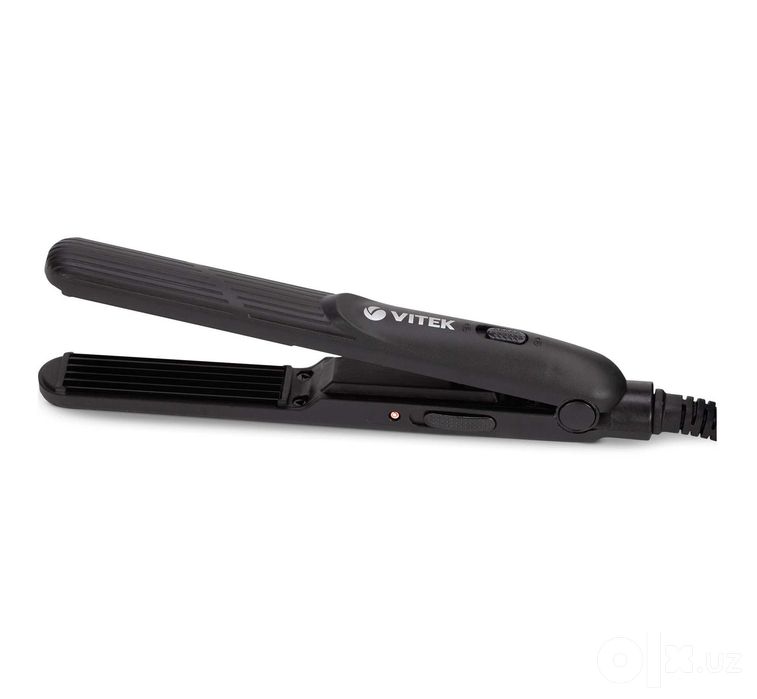 VITEK VT-8296 — щипцы-гофре для волос до 200°C, sochga hajm gofra