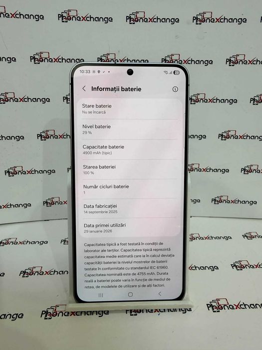 Samsung S25 FE 256/8GB Jetblack Ca NOU 48533