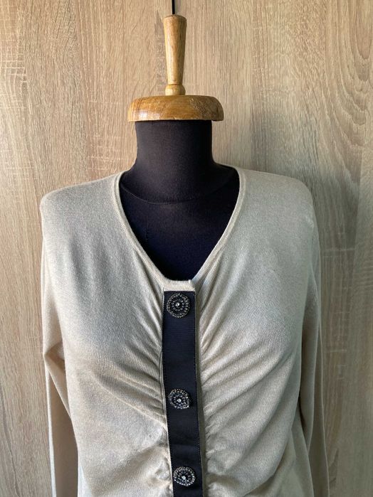 Style Butler кашмир коприна cashmere silk кашмирена жилетка пуловер M