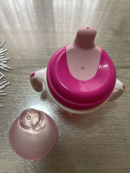 Детский поильник Chicco Training Cup, 6м+, 200 мл. НОВЫЙ!