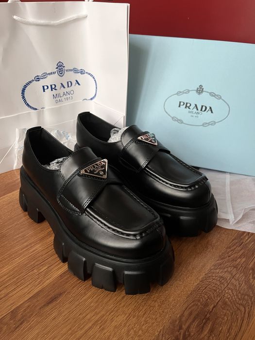 Prada Loafer Гланцов/Матов 38 Норер