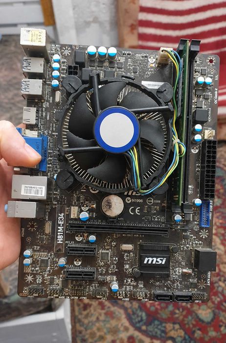 kit msi h81m + i5-4570 + cooler + ram