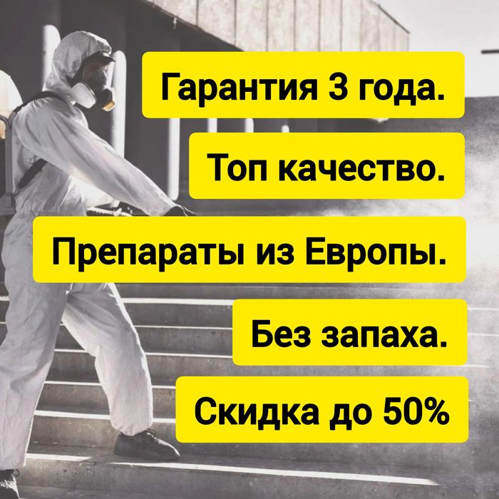 Лучшая цена в городе дезинфекция дезинсекция dezinfeksiya klapa taraka