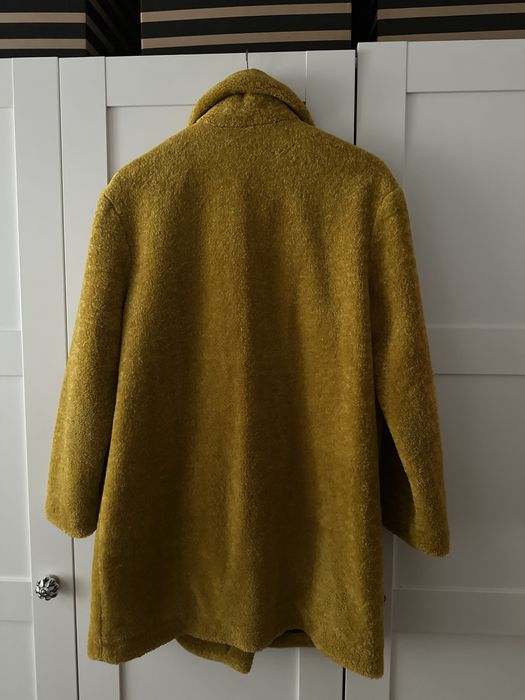 Дамско късо палто, цвят горчица