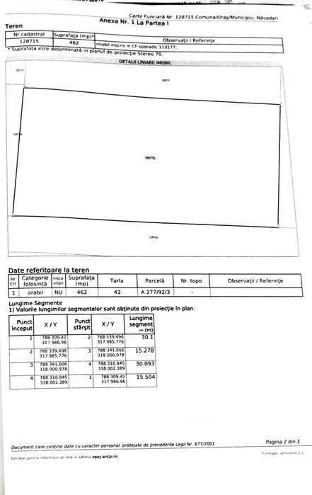 Teren Năvodari extravilan