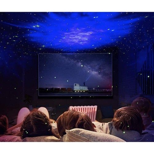 LED/Лед звезден проектор – астронавт, нощна лампа със колонка