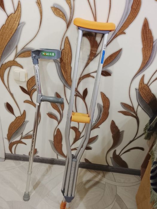 Костыли двоиной и одинарный