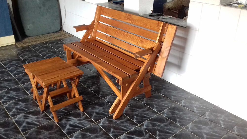 Banca pliabila pentru terase;gradini de 2/4/6 locuri