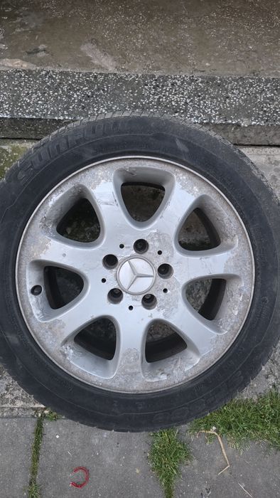 Оригинални джанти зa Мерцедес/Mercedes 16" 5x112 - 6.5J ET32 с гуми (2 зимни + 2 летни)