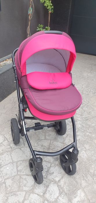 Бебешка количка 3в1 BUBA BELLA за момиче