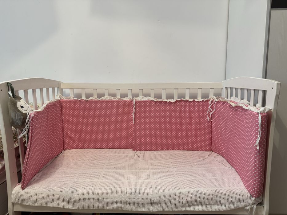 Patut ikea cu satea fibra de cocos, aparatori incluse