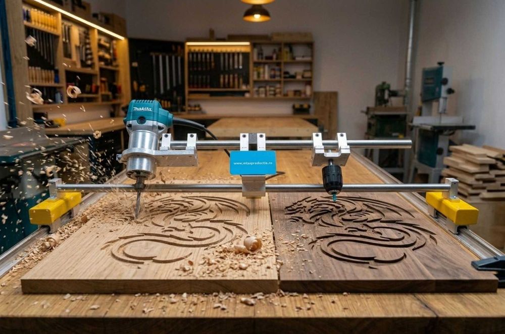 PANTOGRAF DUPLICATOR 3D MANUAL Copiezi orice piesă din lemn fara CNC