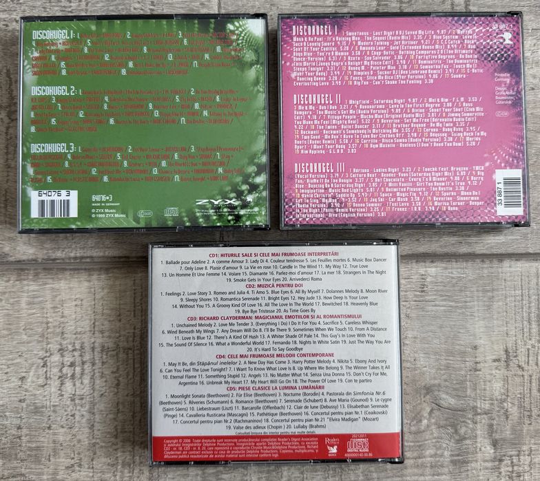 Cd-uri compilatii muzica Italo-Disco/Eurohouse/Blues