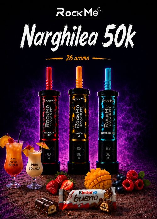 Narghilea Vape RockMe Sheesha 50000