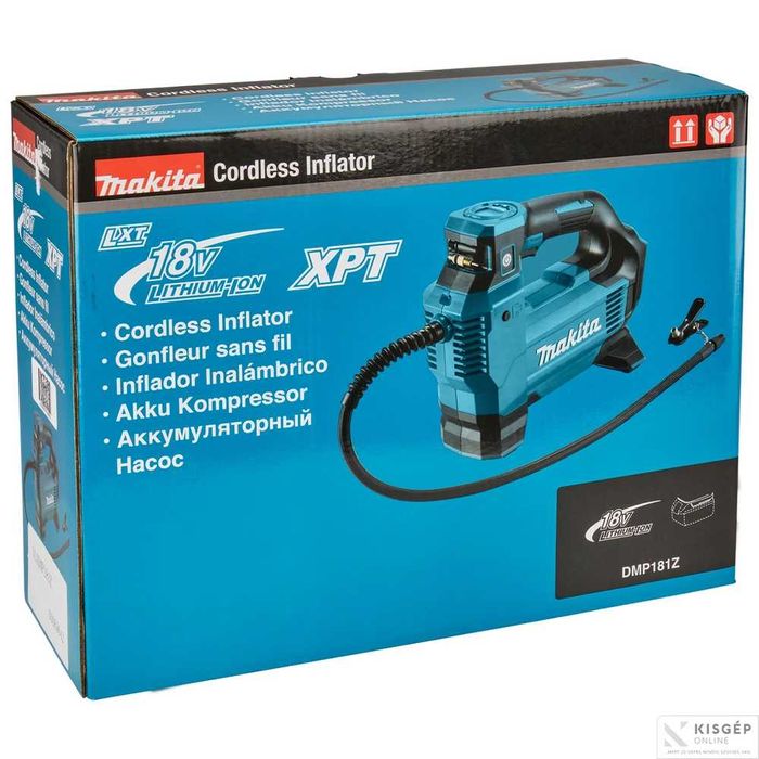 Minikompresor auto Makita DMP181Z 18V 316x108x231mm,sigilat