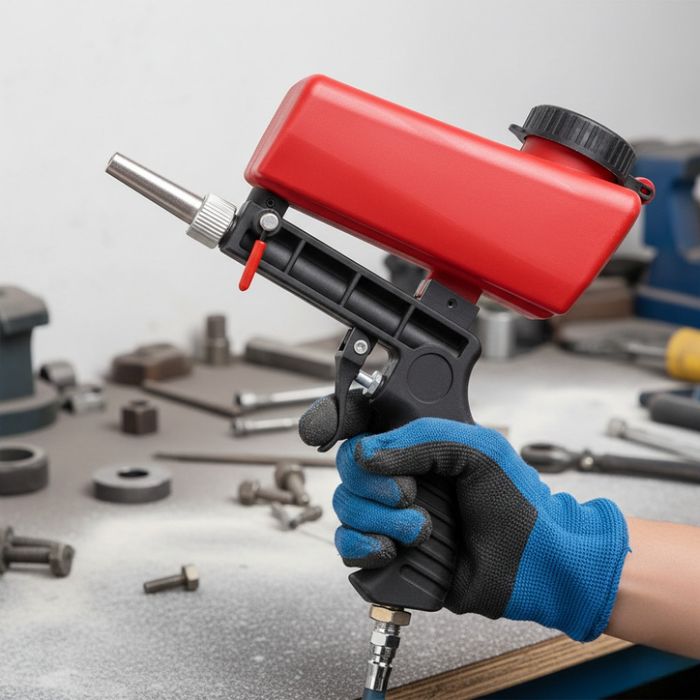 Многофункционален пистолет за пясъкоструене – Идеален за премахване на