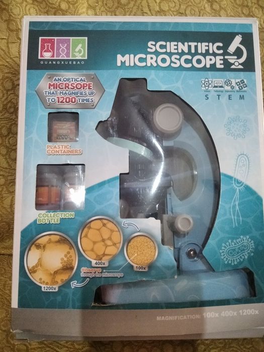 Телескоп и микроскоп игрушечный