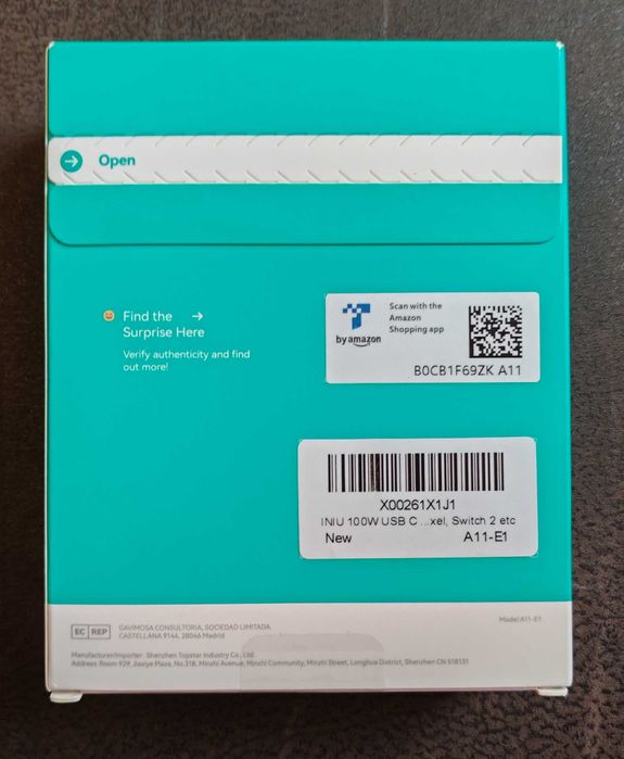 100W Бързо зарядно за лаптоп с USB C