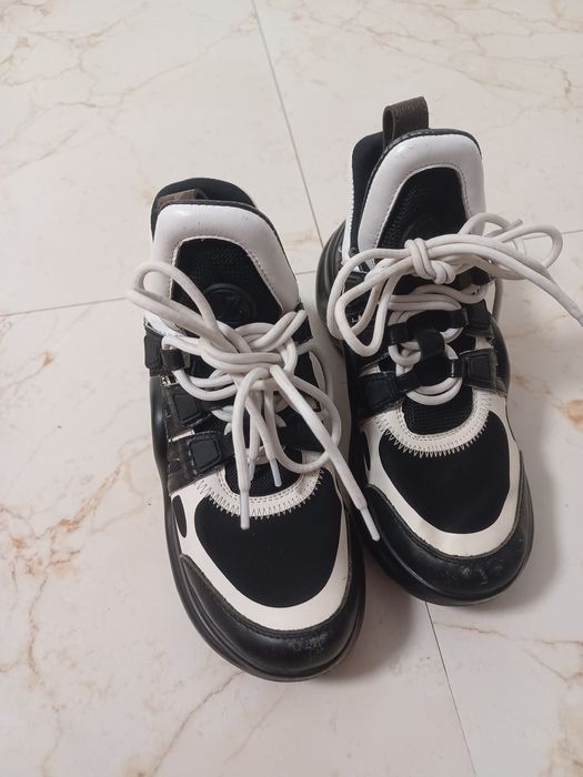Luis vuitton Archlight Trainer Negru Alb dama originali