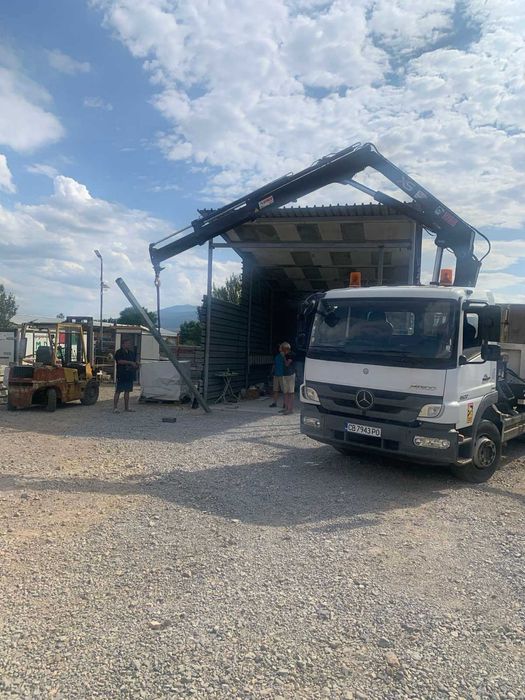 Транспортни услуги Камион с кран. Автокран, гр.София