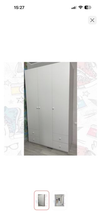 Срочно Продам детский шкаф