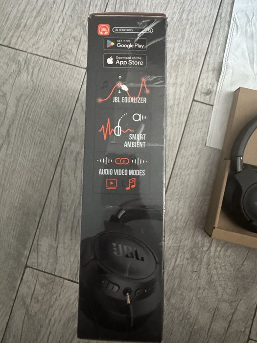 Casti audio Over-Ear JBL Tune 770NC, Wireless, ANC, Bluetooth, Multi-Point, Negru