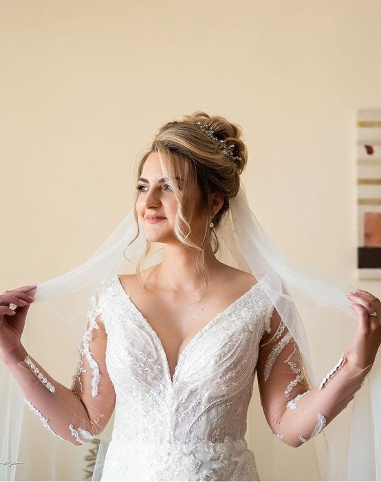 Rochie de mireasă model 2024 - Stare excelentă, purtată o singură dată