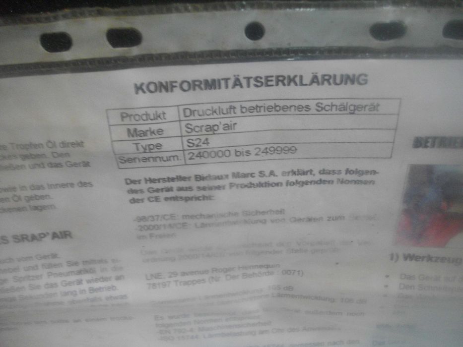 Тандем трион Пневматичен скрепер Инвертор 12/24V Поялник Щипка бордюри