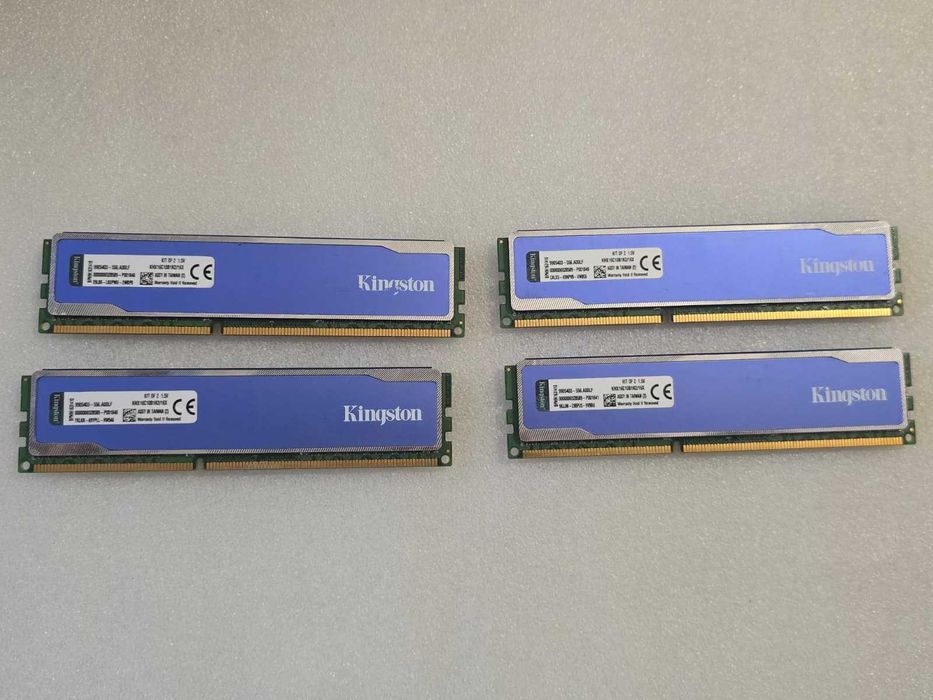 Kit memorie RAM desktop Kingston HyperX Blu 16GB (2x8GB) RAM DDR3 1600MHz CL10