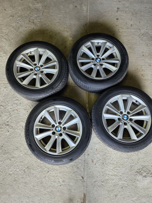 Set roți iarnă BMW – jante originale + anvelope Hankook 225/55 R17