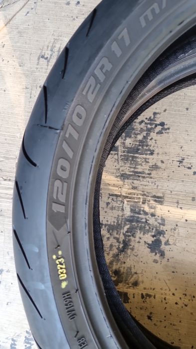 Anvelopa Moto Metzeler 120/70 ZR17 Stare Impecabilă DOT0323