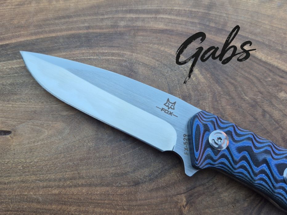 Нож с фиксирано острие FOX Knives FX529,фултанг с тактическа кания