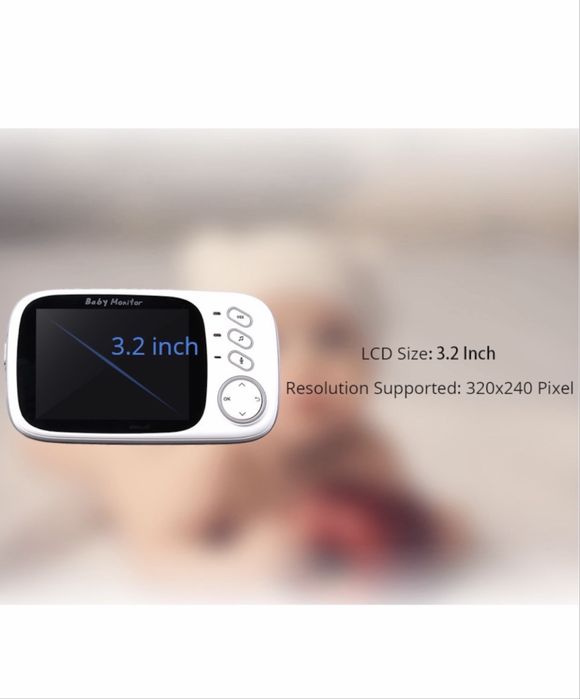 Baby monitor si camera audio-video pentru supraveghere bebe