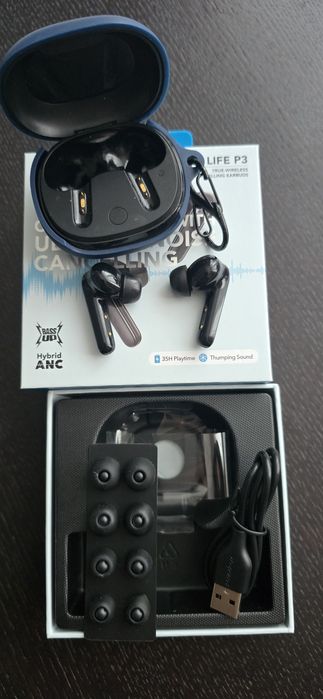 Căști wireless soundcore life  P3 Anker negre
