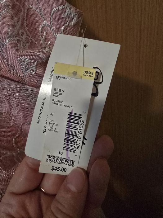 Нова детска официална рокля 8-10г