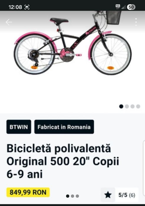 Bicicleta fete  in stare foarte bun