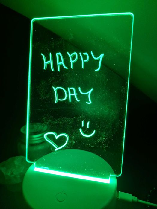 Светеща 3D дъска за писане с LED