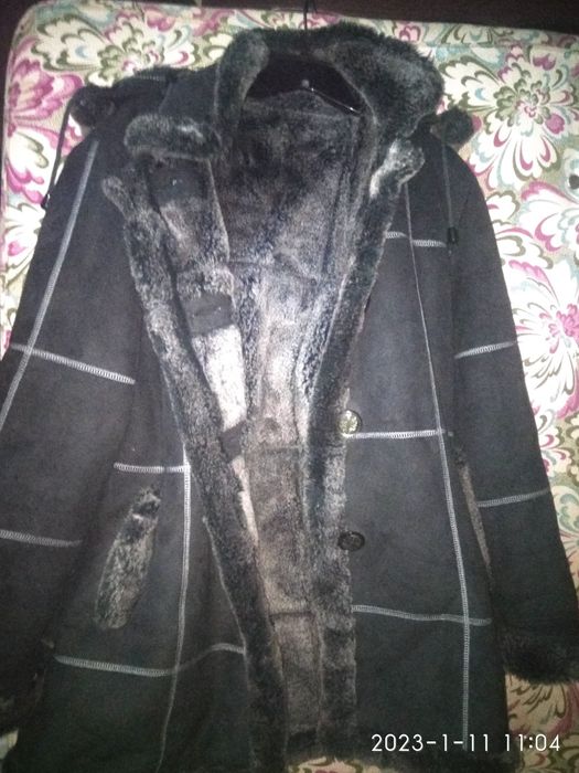 Дублёнка для девочек. Б/У.