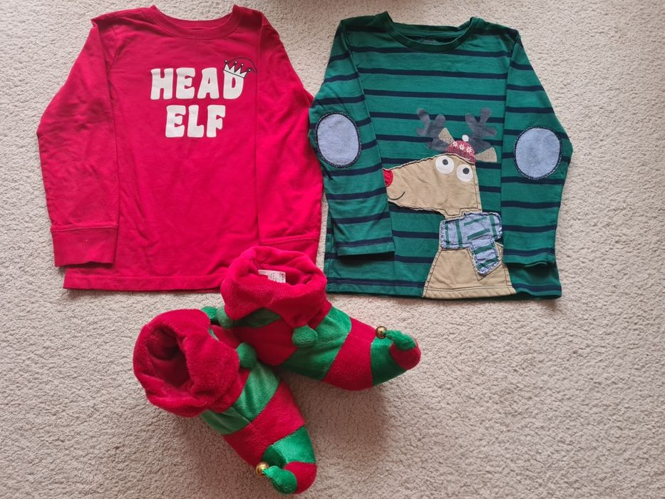 Imbracaminte baiat tematica Craciun marimea 116-122