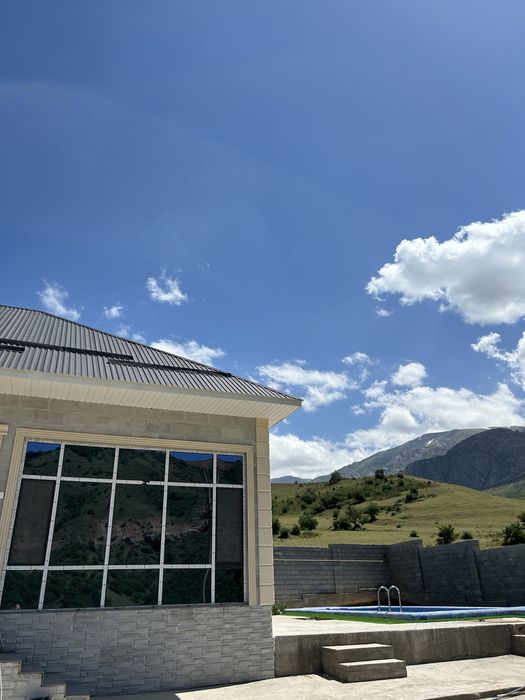 БУРГУЛЮК Коттедж в горах | Панорамные окна