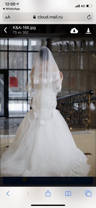 Продам свадебное платье Emilia Sposa