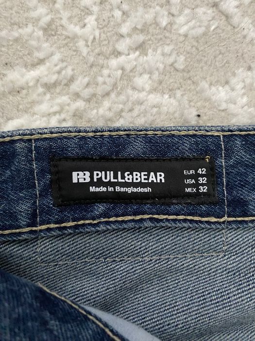 широкие джинсы от pull n bear