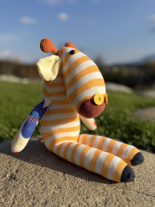 Ръчно изработена плюшена играчка