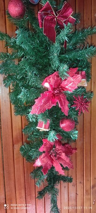 Новогодний венок. Компания Люминарк. Доставка.
