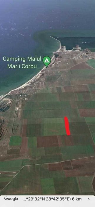 Teren CORBU  Extravilan  PARCELAT-30.000mp