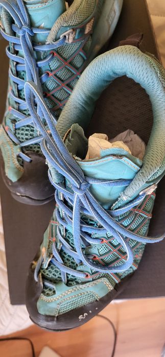 Salewa vibram с преден подсилен борд и задна подсилена пета. 38 размер