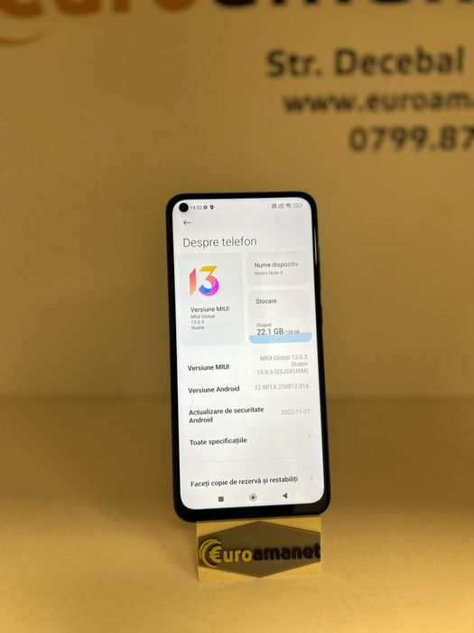 Telefon mobil Xiaomi Redmi Note 9, Dual SIM, 128GB -D-