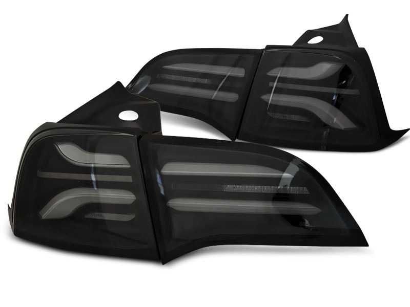 Стопове ТЕСЛА Модел 3 Y Tesla Led Лед Динамичен мигач  Опушени Сиви