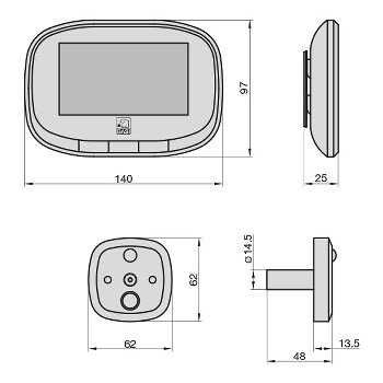 Vizor digital pentru usa