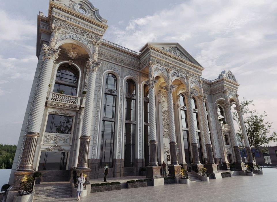 Фибробетон фасад декор